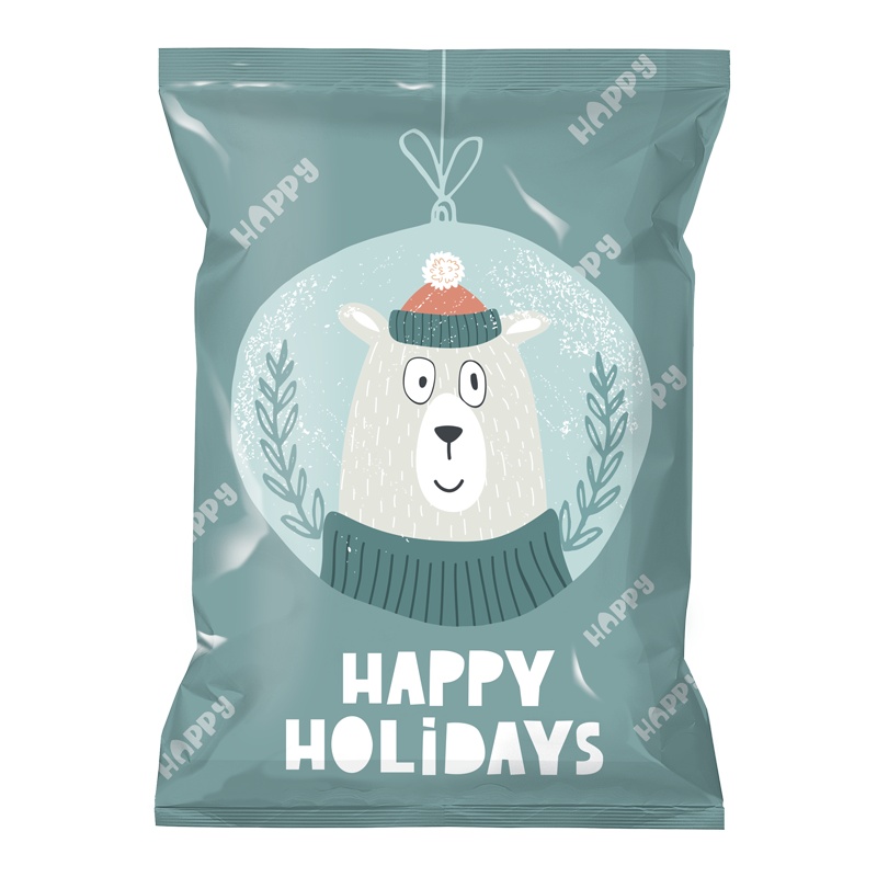 【单只装压缩袋凑单好物】茶花真空压缩袋装衣服棉被被子加厚家用抽空气收纳袋憨憨小熊系列手卷免抽气小号