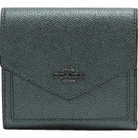 COACH 蔻驰 女士粒面皮革短款钱包钱夹 59972