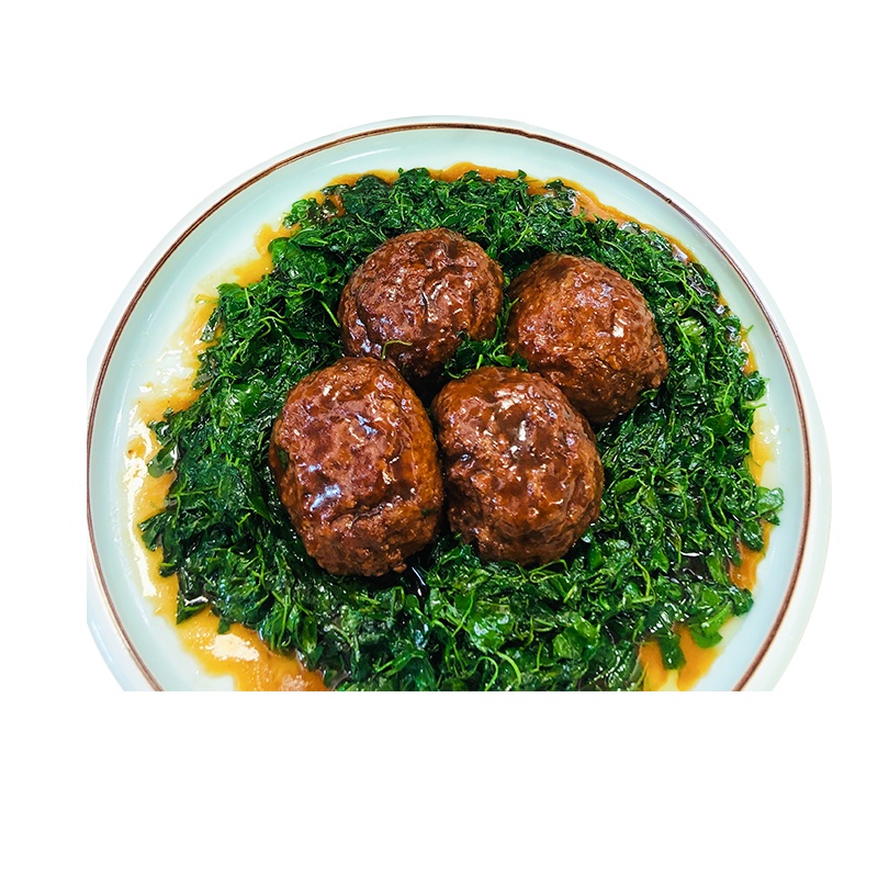 老戚浦河鲀鱼肉圆4只装红烧狮子头真空包装熟食下饭