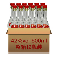 川香楼42度一斤装浓香型纯粮食白酒一箱12*500ml泸州老酒厂自营特价