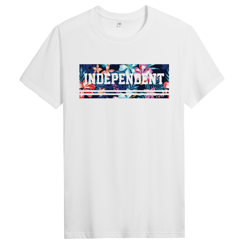 纯棉短袖T恤男纯色圆领宽松体恤夏季男士纯色衣服潮 DT10436