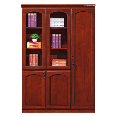 科朔 文件柜三门柜资料柜 办公文件柜 职员书柜 油漆办公柜 右三门KS-W01-3B