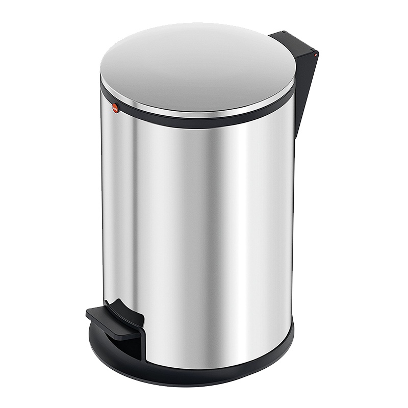 德国进口Hailo缓降静音不锈钢垃圾桶Pure系列-M 12L