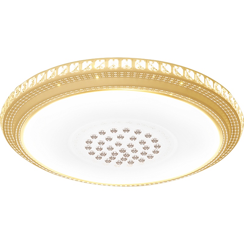 [环森照明]现代简约圆形卧室灯LED吸顶灯大气客厅灯紫荆花温馨餐厅灯具适用范围10㎡-15㎡