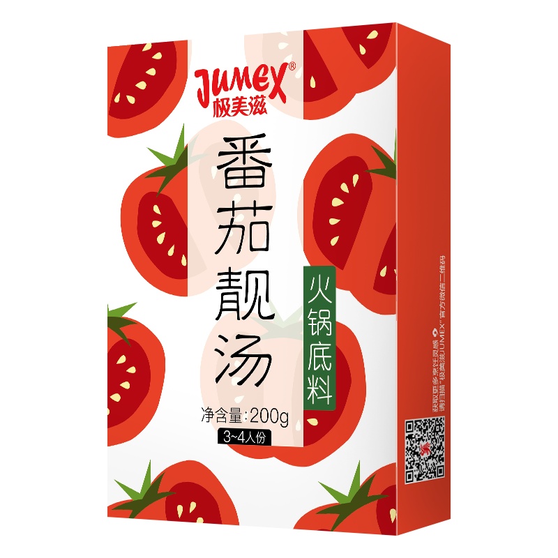 极美滋番茄靓汤火锅底料200g番茄酸汤锅底番茄味汤料酱
