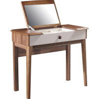 A家家具 梳妆桌 宜家风格梳妆台梳妆凳组合北欧梳妆柜储物妆台化妆桌化妆台卧室木质 U042