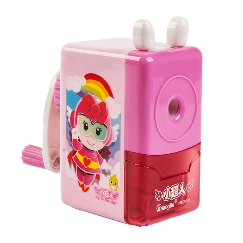 广博(GuangBo)削笔机 削笔器 手摇卷笔器削笔刀卡通卷笔刀S