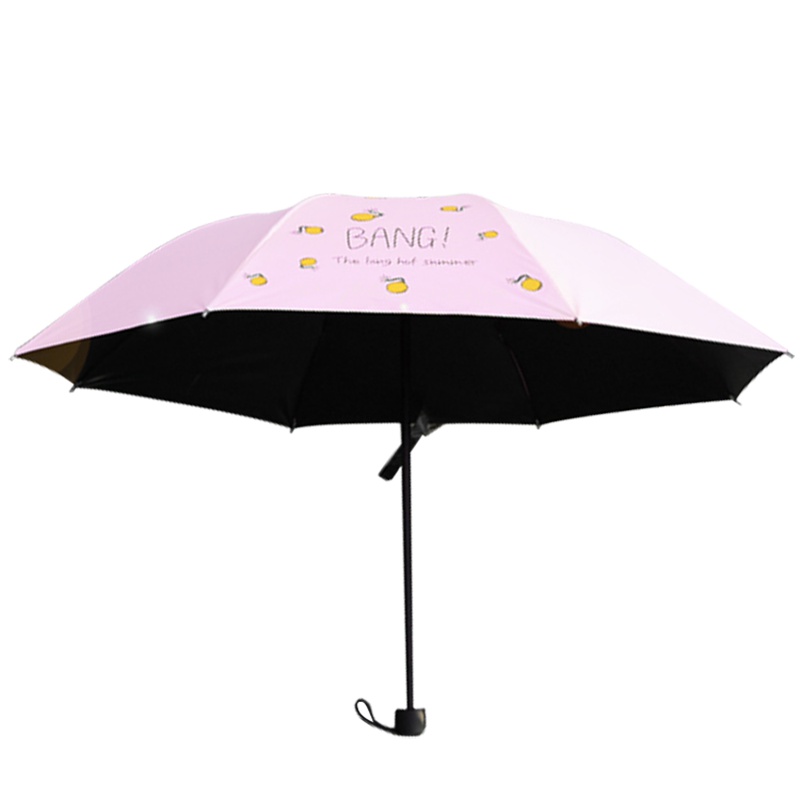 灵孜格 小黑伞 太阳伞 女防晒遮阳伞防紫外线黑胶女神折叠晴雨伞两用