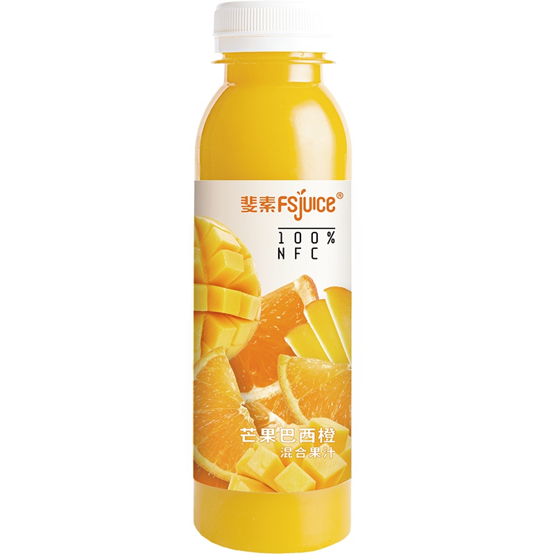斐素100%芒果橙混合果汁310ML/瓶