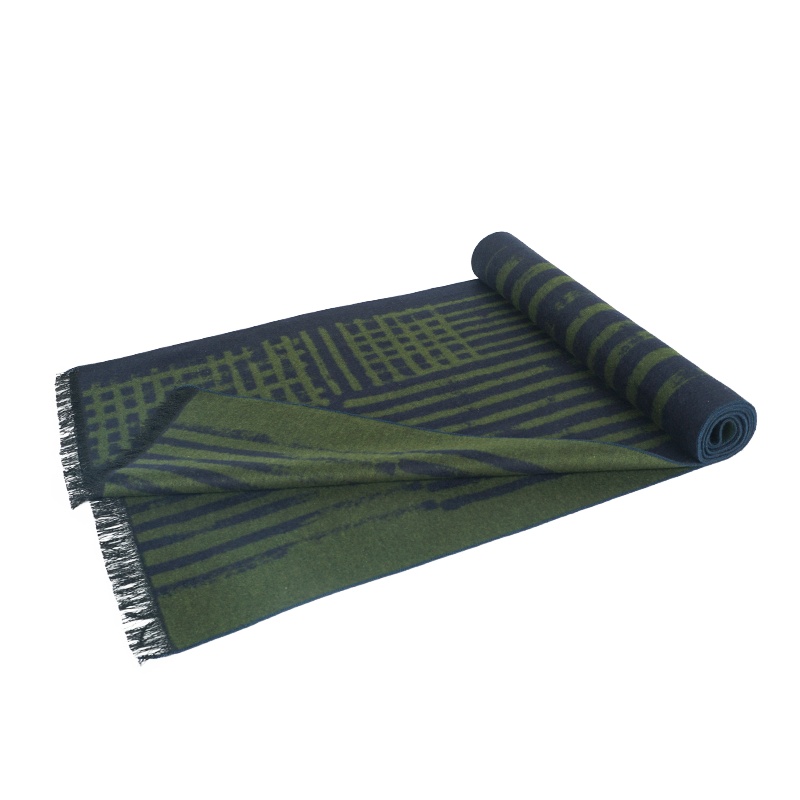 桑柏 男士真丝绒围巾礼盒装