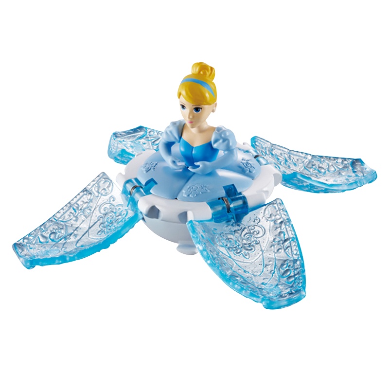 灵动创想迪士尼舞动公主陀螺儿童女孩玩具新款旋转魔幻小坨螺-灰姑娘6653