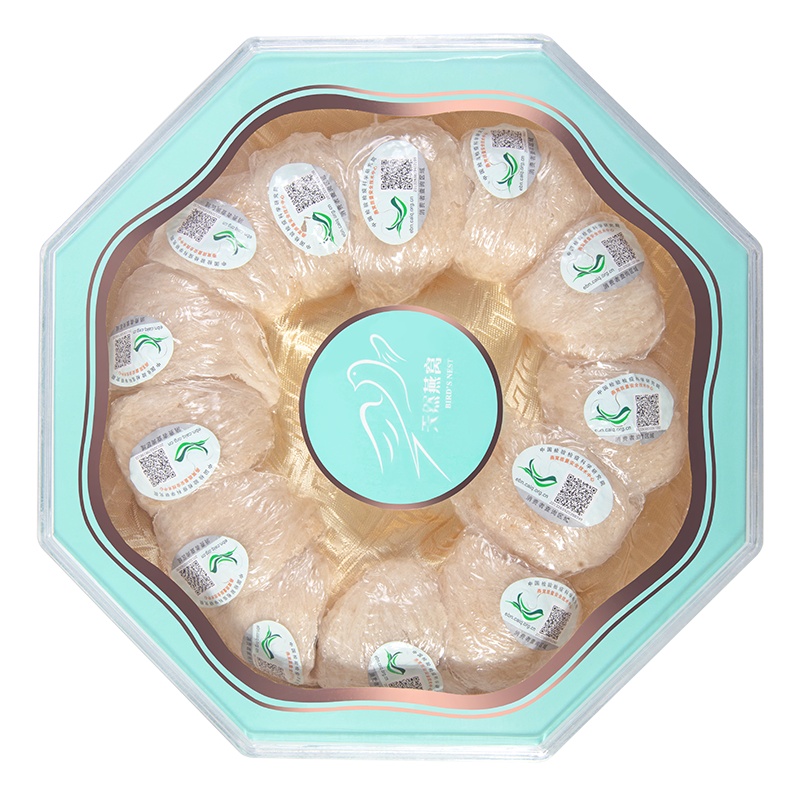 再春堂白燕窝100g礼盒进口印度尼西亚溯源码燕窝盏正品孕妇滋补品送礼金丝燕官燕白燕盏燕窝干盏