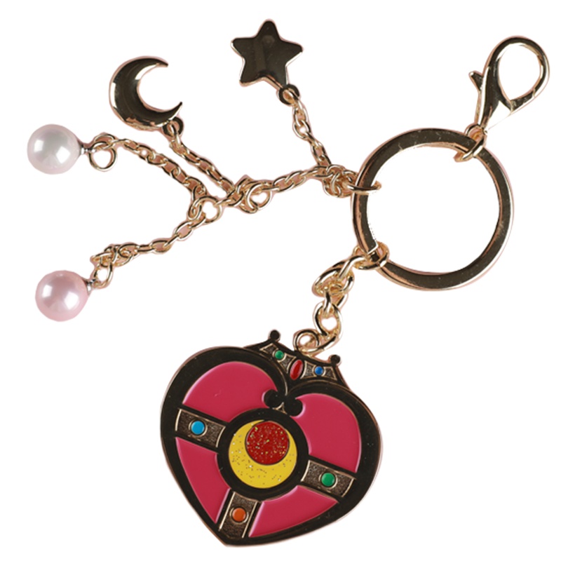 美少女战士 钥匙圈 宇宙爱心镜盒