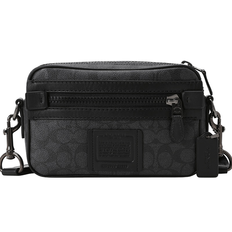 COACH 蔻驰 单肩包 斜挎包 压纹LOGO老花拼皮69333