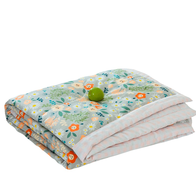 南极人(NanJiren)家纺 100%里外全棉夏凉被纯棉空调被单人双人夏被可水洗棉花薄被子春秋