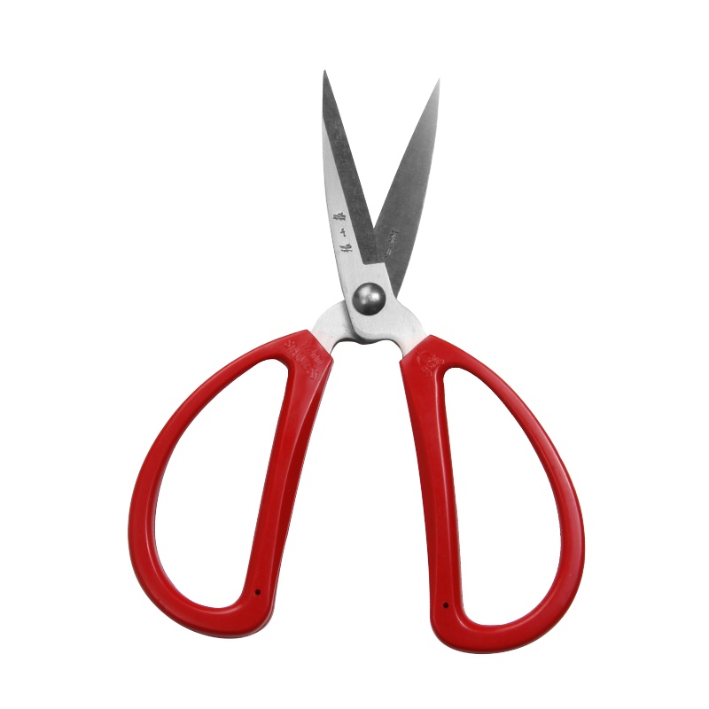 张小泉家用剪HBS-174HBS系列经典耐用红色小剪刀不锈钢家用剪办公文具剪纸剪子