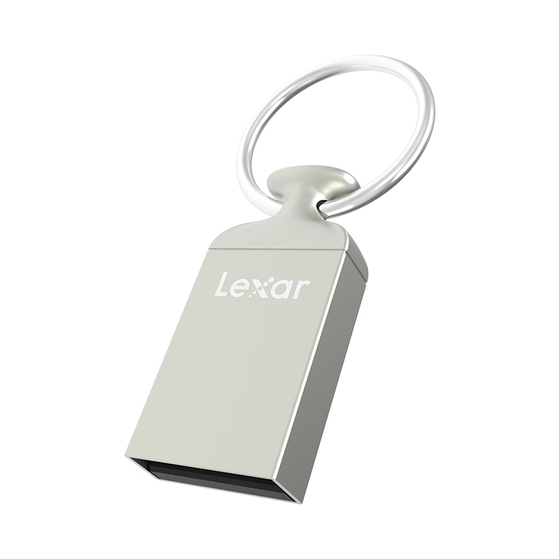 雷克沙(Lexar)U盘64G M22 车载电脑迷你便携 全金属优盘64GB USB2.0 礼品刻字定制