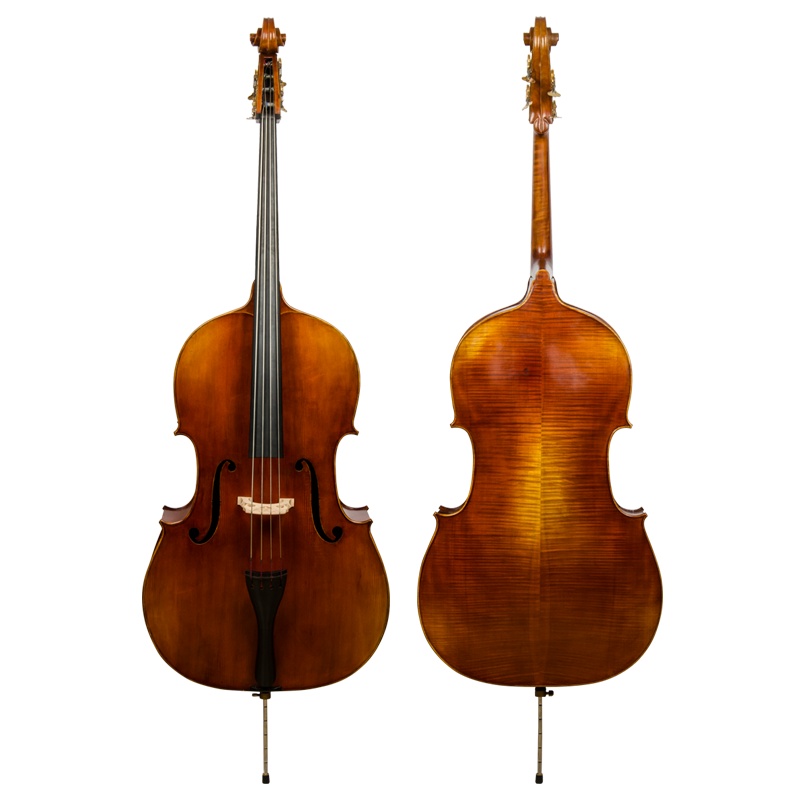 B07 实木手工成人专业演奏级低音提琴 倍大提琴 大贝司