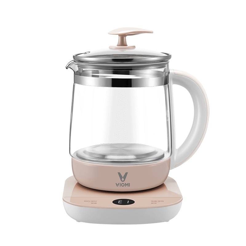 云米（Viomi）养生壶 YM-K1510 1.5L多功能智能家用办公室煮茶 高硼硅玻璃电煮茶壶 触屏式黑茶花茶煮水壶