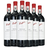 澳洲原瓶进口 奔富BIN28设拉子干红葡萄酒整箱750ml*6