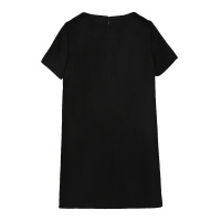 鄂尔多斯ERDOS 秋冬纯山羊绒百搭显瘦短袖女士连衣裙