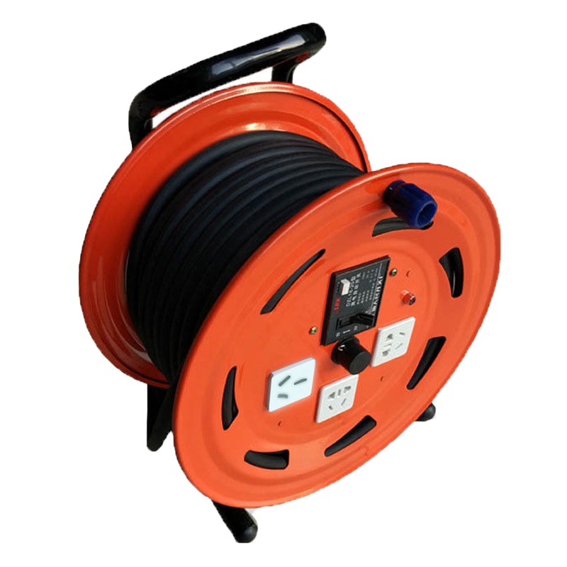 工霸(GONGBA)电缆盘 3合一线缆盘电缆盘 2*2.5*20米 10A*3+漏保*1 1盘