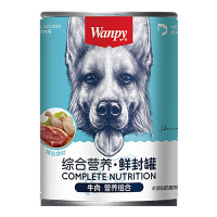 Wanpy顽皮狗罐头375g牛肉肉泥狗罐头拌饭狗湿粮挑嘴粮