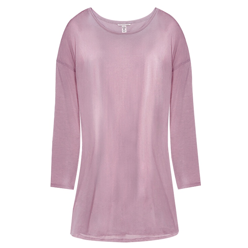 VICTORIA’S SECRET/维多利亚的秘密女士简约舒适长袖睡裙