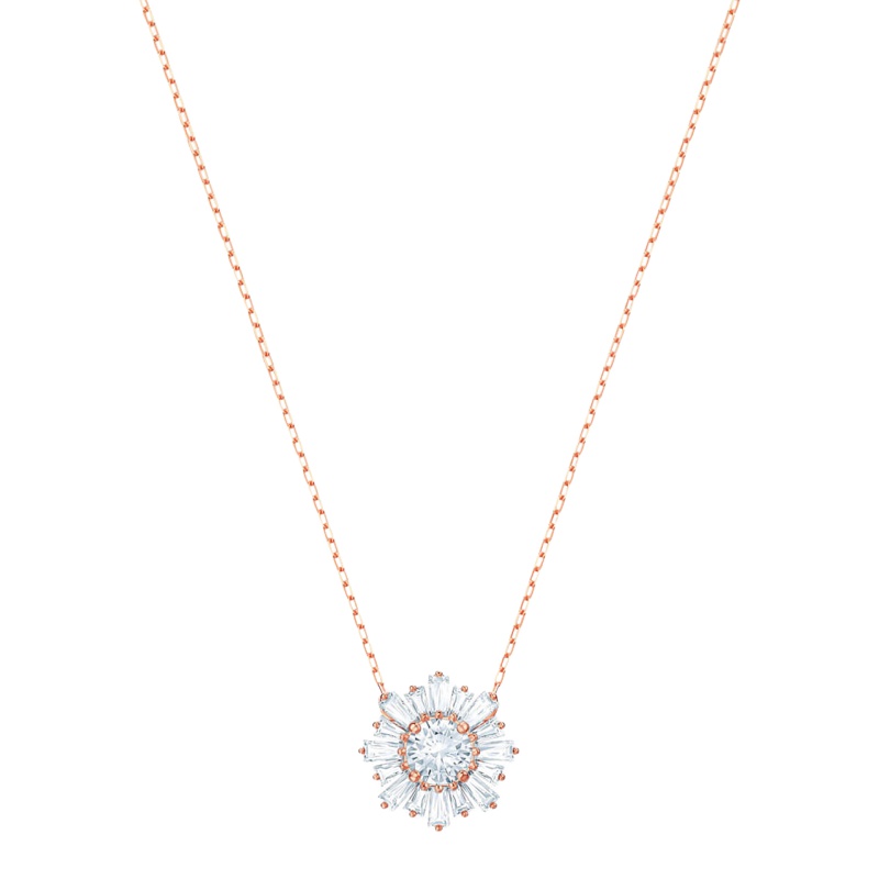 SWAROVSKI施华洛世奇SUNSHINE太阳花朵水晶项链女士 人造水晶 送恋人