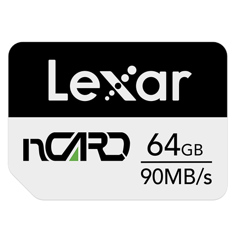 雷克沙(Lexar)64GB 华为/荣耀手机平板内存卡 nCARD (NM存储卡) 读90MB/s写70MB/s非TF卡