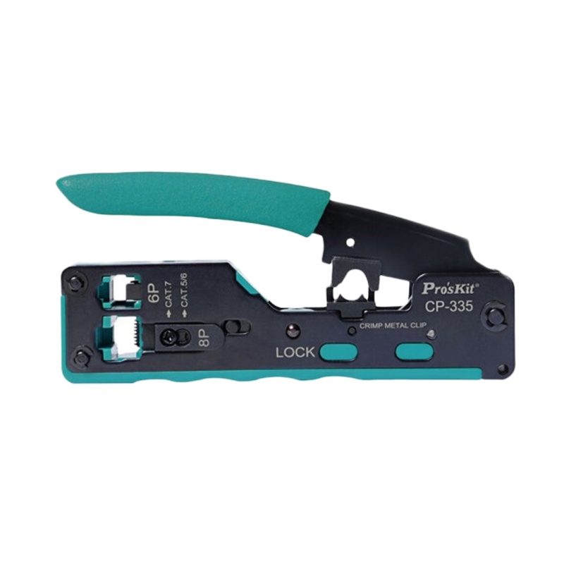 宝工(Pro'sKit)GD CP-335多功能垂直网络压线钳 屏蔽线压接钳 网络水晶头压线钳