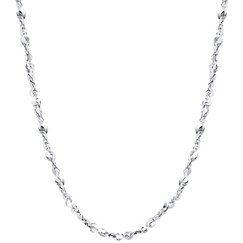 周大福满天星PT950铂金白金项链素链PT17766