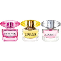 [虞书欣亲选 正品保障]VERSACE范思哲香水组合(无喷头)(臻挚粉钻5ml +晶钻5ml +幻影金钻5ml)