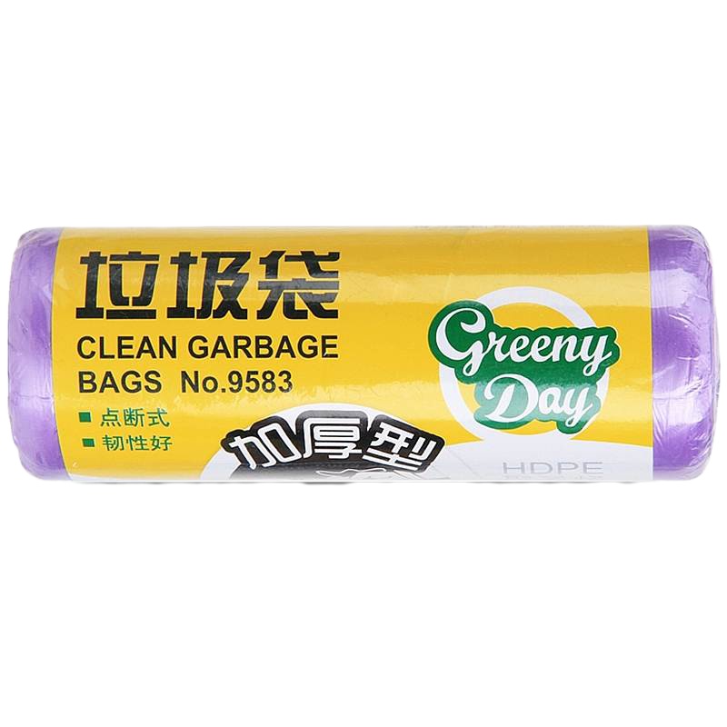 得力(deli) M 9583垃圾袋(混)(30个/卷)45*55CM八角底