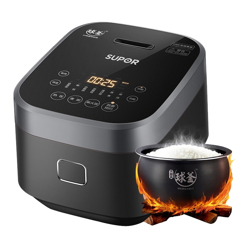 苏泊尔IH电磁加热电饭煲智能预约球釜内胆触摸操控3L迷你煮饭煲SF30HC849
