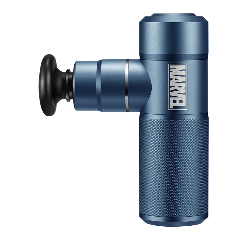 荣泰G20按摩枪美国队长款肌肉放松器多按摩头高频震动安全全身mini筋膜枪电动深层运动按摩器