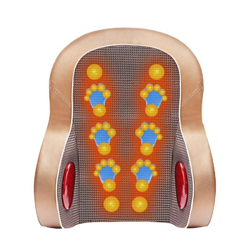 背部按摩器腰部颈椎肩部黄金蛋多功能揉捏加热家用电动后背疼按摩仪靠垫