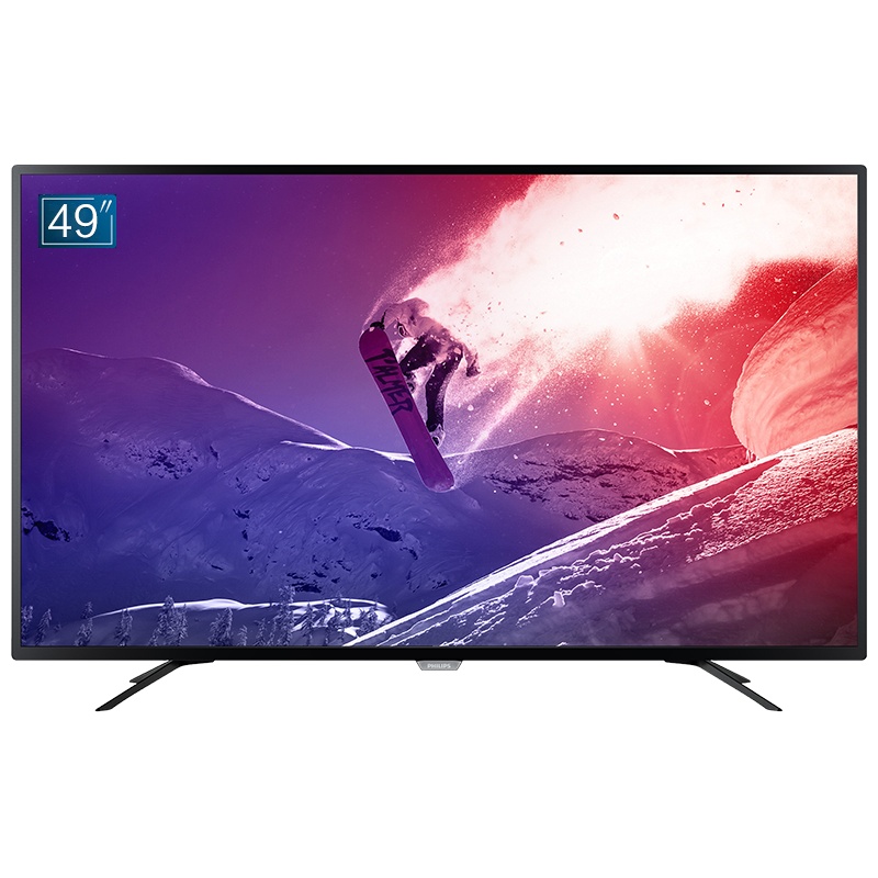 飞利浦(Philips)49PUF6031/T3 49英寸 4K超高清 智能 LED平板液晶电视机