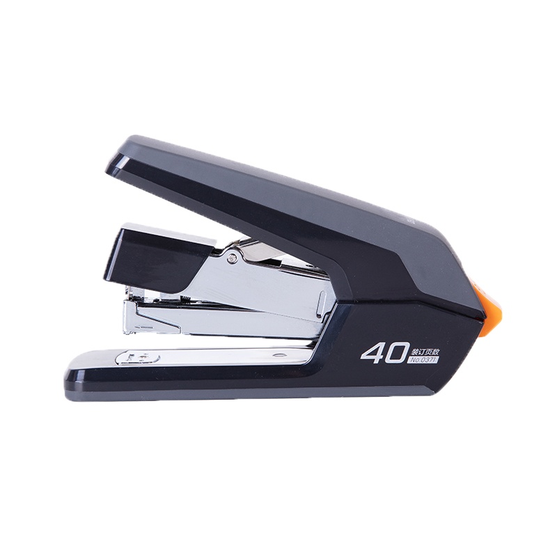 得力(deli)0371 省力订书机 可装订40页 适用书针24/6-26/6 颜色随机 单个装
