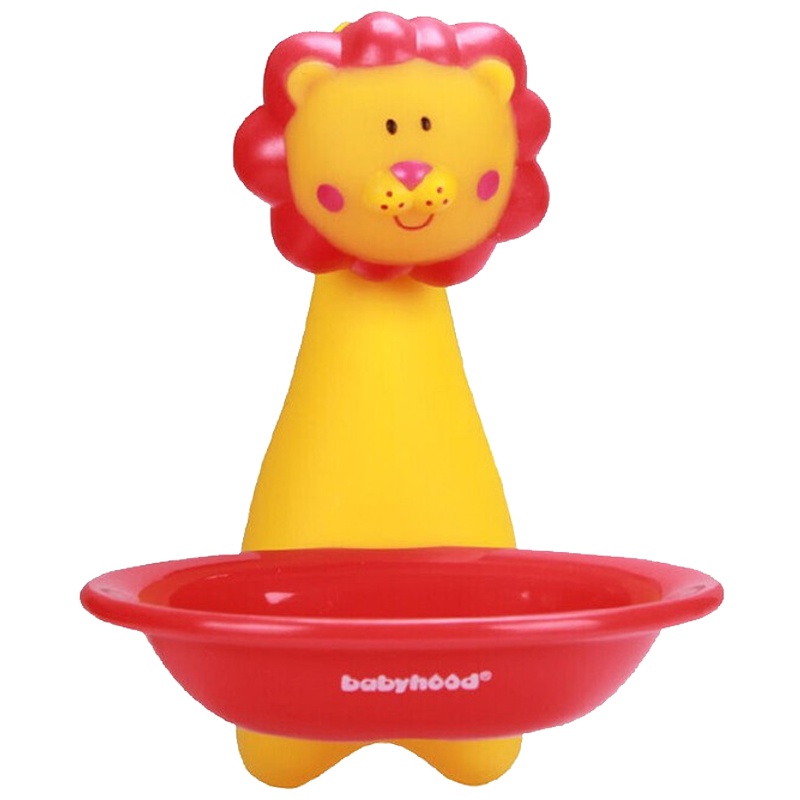 世纪宝贝(babyhood) 儿童卡通肥皂架 肥皂托吸盘壁式BH-704 狮子