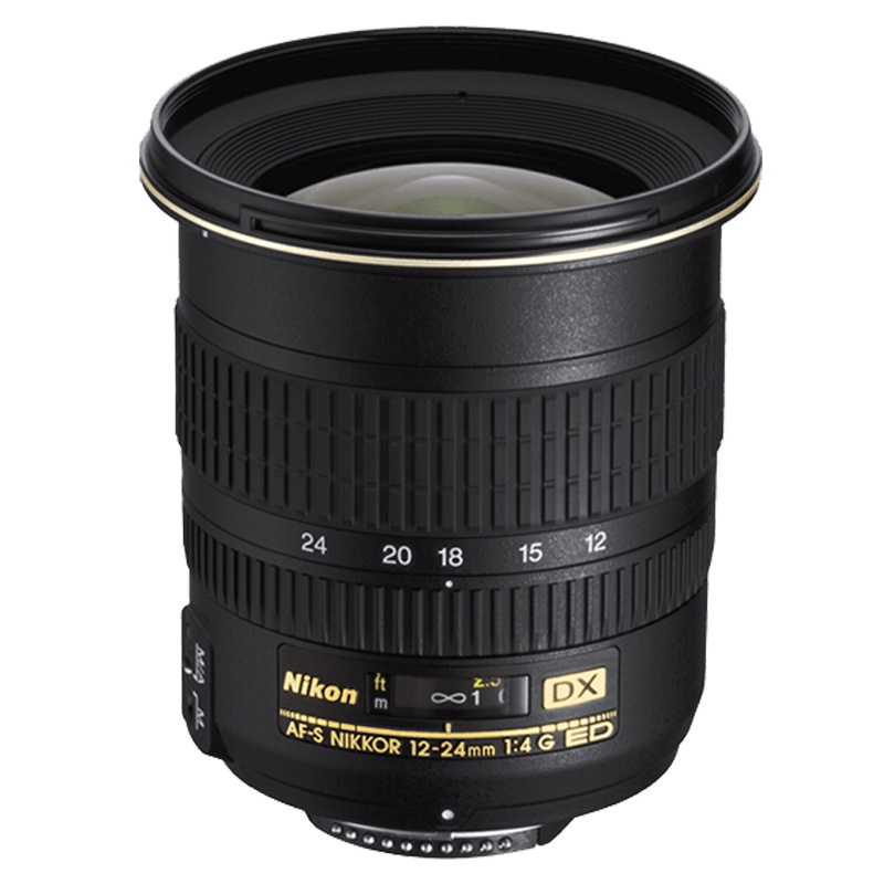尼康(Nikon) AF-S DX 12-24mm f/4G IF-ED 尼康卡口 77mm口径 广角变焦镜头
