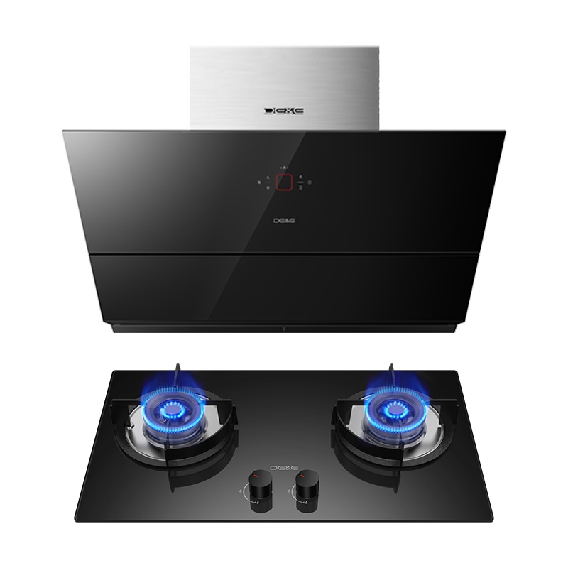 德意(DE&E)A6系列920Pa大风压 22m³大吸力电热自清洁挥手智控烟灶套餐868A+772A(液化气/天然气)