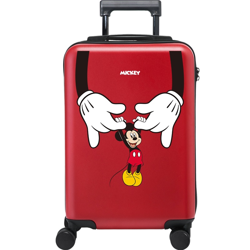 不莱玫X迪士尼行李箱女米奇纯PC材质万向轮拉杆箱小型轻便可爱登机箱旅行箱