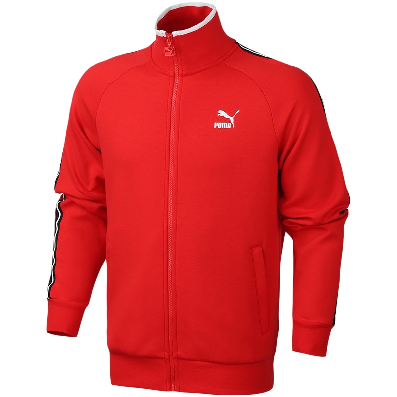 PUMA彪马男装运动服休闲立领针织外套夹克598135