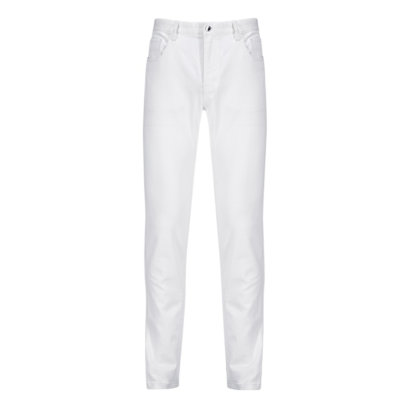 鄂尔多斯ERDOS 春夏棉质直筒百搭斜纹肌理长裤男式休闲裤