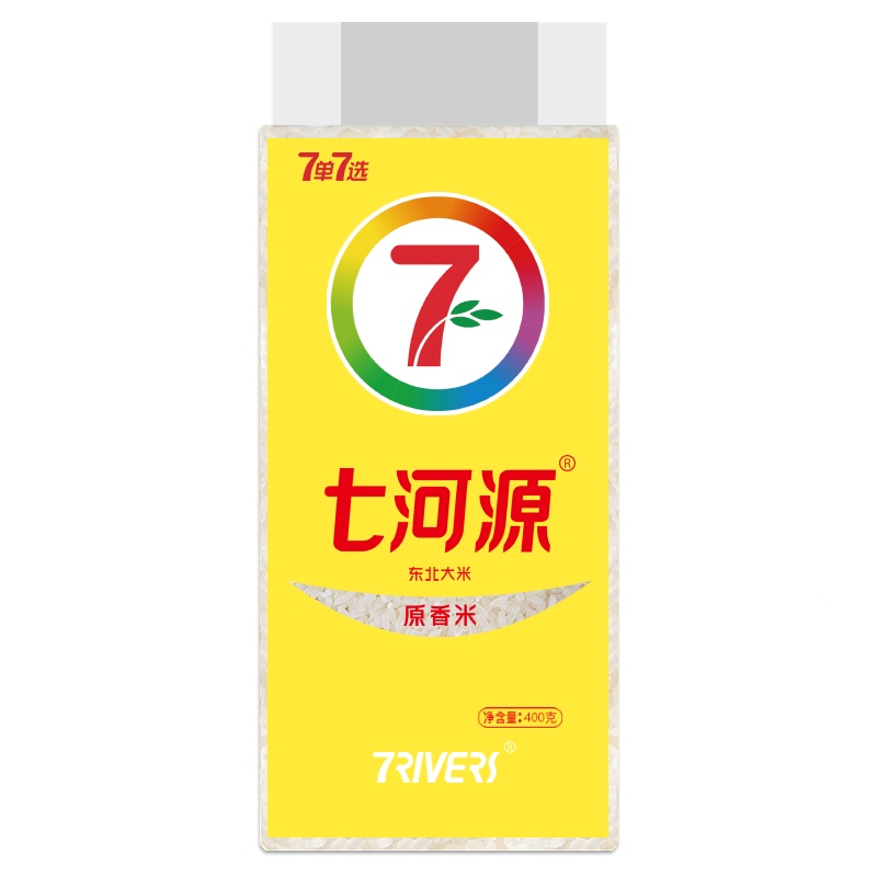 七河源 原香米400g 东北大米 特选长粒香