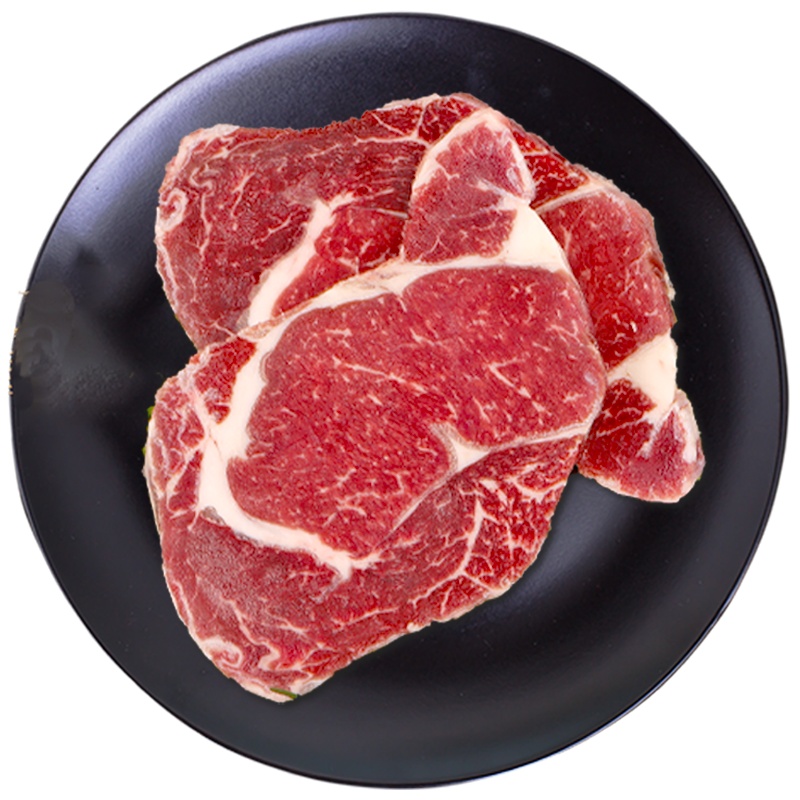 科耐 儿童牛排500G 谷饲原切 精选眼肉部位 纯牛肉原切 无添加 非拼接 非调理 赠刀叉+黄油+黑椒酱