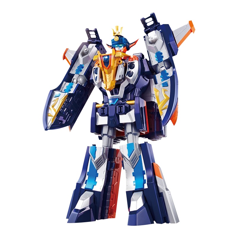 奥迪双钻(AULDEY)巨神战击队豪华机器人变形组合战击王6岁+奥迪双钻儿童玩具礼物豪华版天星战击王534303-N