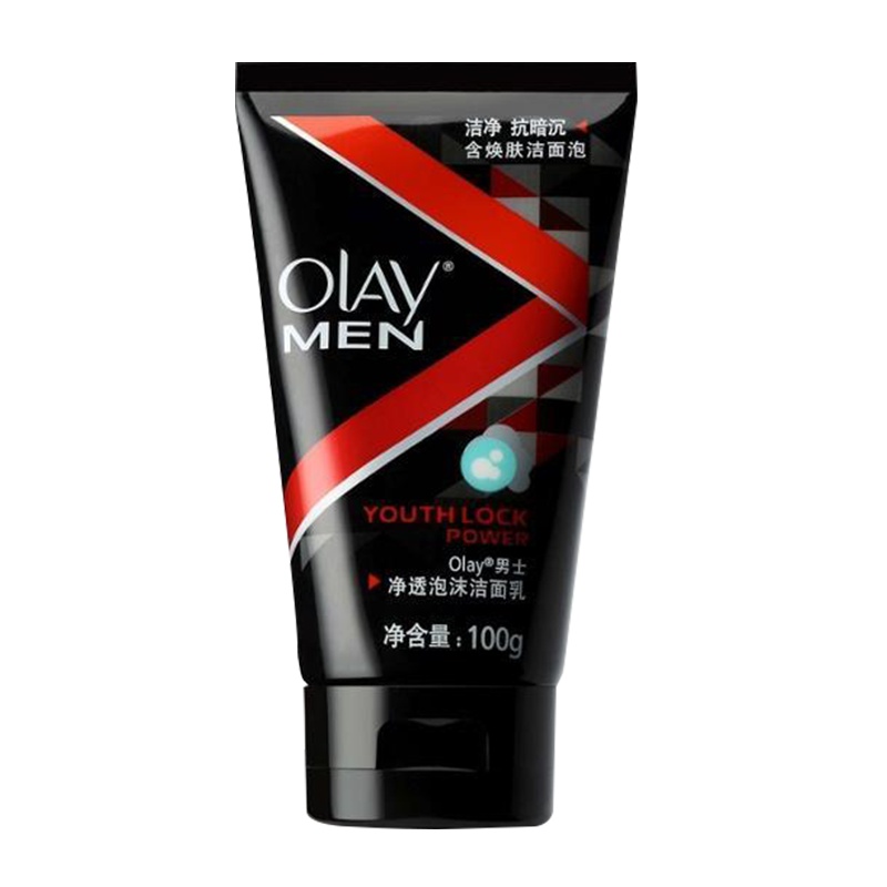 玉兰油Olay男士净透泡沫洁面乳100g
