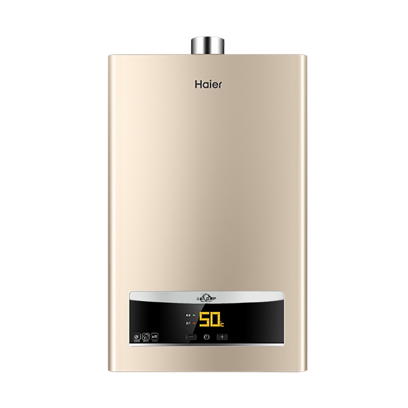 Haier/海尔燃气热水器16L变频恒温强排式家用天然气热水器节能省气 安全自检 智能防冻安全恒温 上门安装
